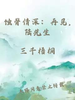 蝕骨情深：再見(jiàn),陸先生